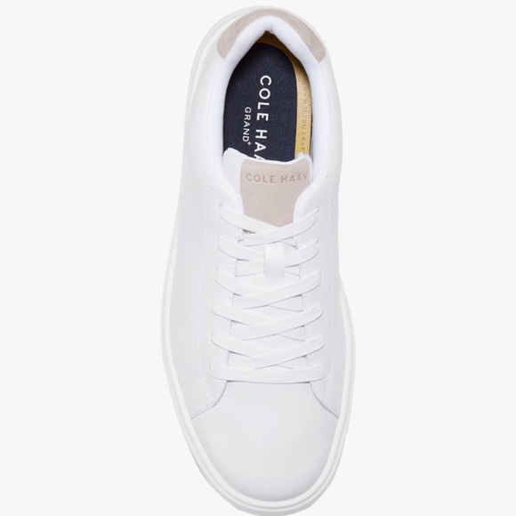 Cole Haan Men's Grand+ Court Sneakers White Size 8 NWT - Picture 4 of 6